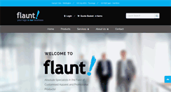 Desktop Screenshot of flaunt.co.nz