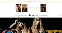 Desktop Screenshot of flaunt.com