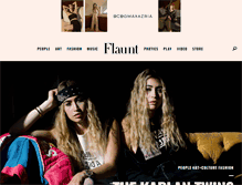 Tablet Screenshot of flaunt.com